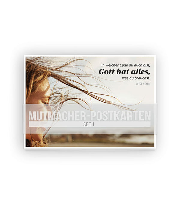 Mutmacher-Postkarten – Set 1